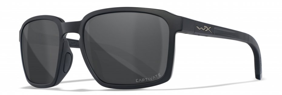 Okulary Wiley X ALFA Capt Smoke Grey Gloss Black Frame