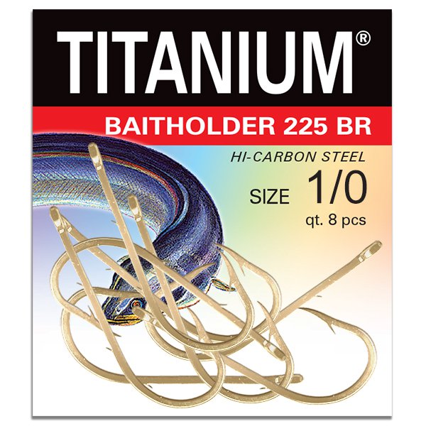 Haczyk Robinson Titanium BAITHOLDER (8 szt.) rozm. 1/0