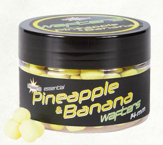 Dynamite Baits Fluoro Wafters Pineapple & Banana Fluoro 15mm 50g