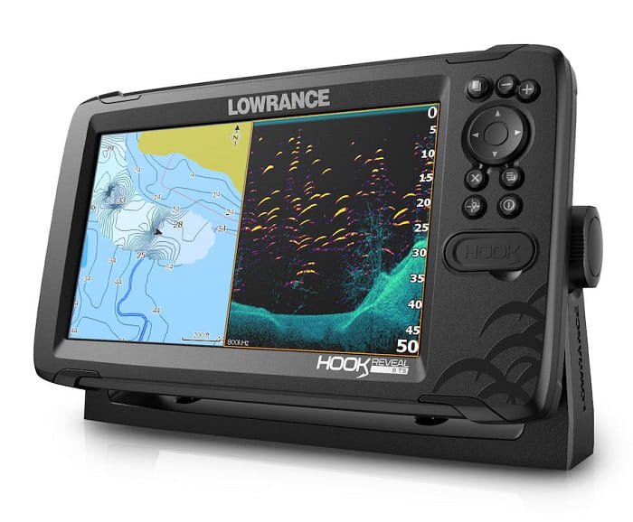 Lowrance hook Reveal 9  tripleshot ROW