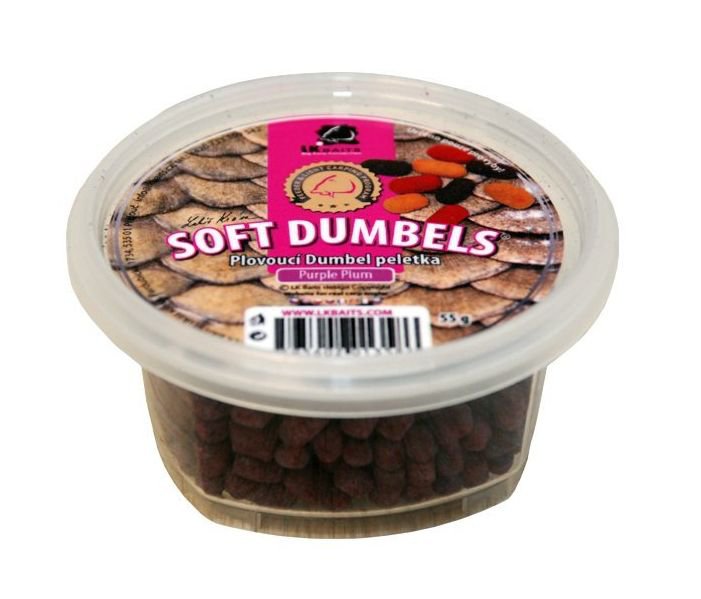 LK Baits SOFT DUMBELS 55g Purple Plum