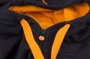 Black Orange lightweight zipped hoodie XL