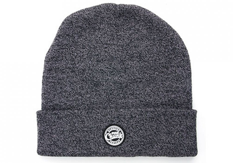 Fox Chunk Bobble Hat Wollmütze Grey/Black Marl