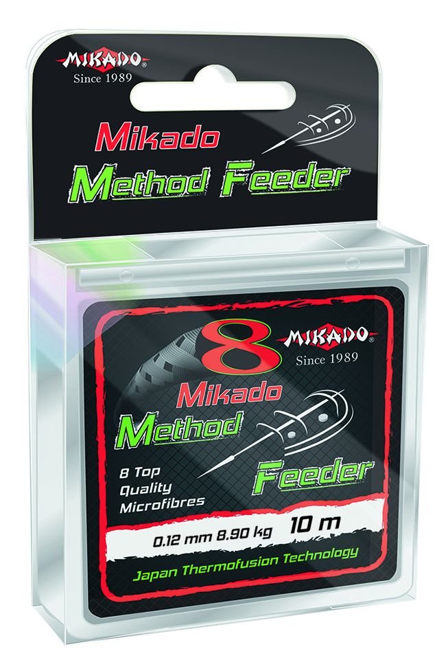 Mikado Octa Method Feeder 0.12 10m Black