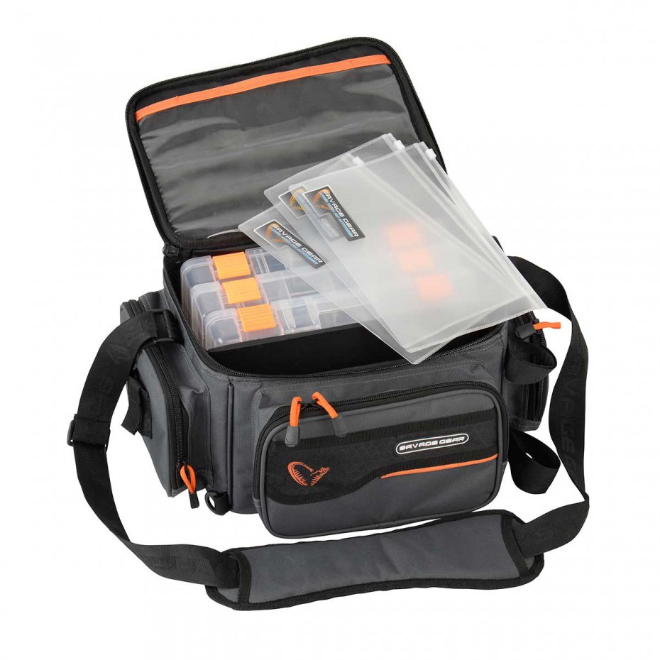 Savage Gear System Box Bag S 3 Boxes & PP Bags