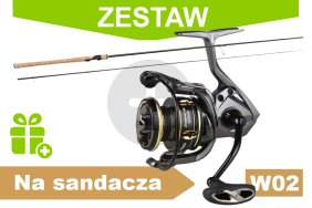 Zestaw spinning na sandacza W02
