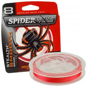 Spiderwire Stealth Smooth 8 Red 300m 0.30mm