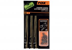 Fox Edges Dark Camo Leadcore Leader Kits