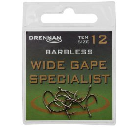 Wide Gape Specialist Bz Haczyki Drennan 10szt Nr10