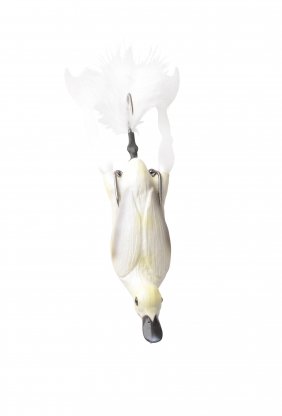 Savage Gear 3D Hollow Duckling weedless L 10cm White