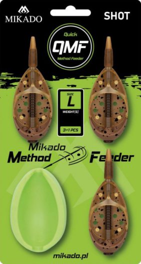METHOD FEEDER SHOT Q.M.F. SET L - 3x20g + FOREMKA