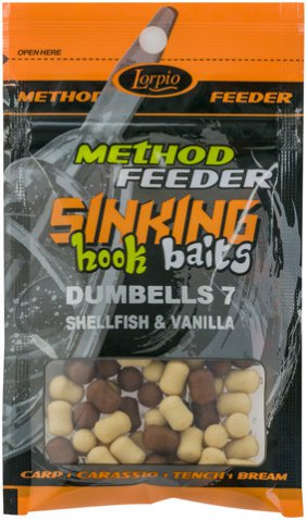 Sinking Hook Baits Dumbels 7 Shellfush vanilla
