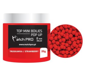 TOP BOILIES Kulki POP UP STRAWBERRY 8/20g