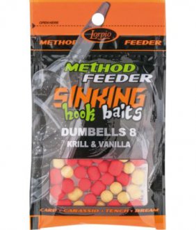 Hook Baits Sinking Dumbells 8 Krill & Vanilla 20g