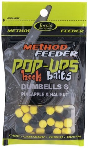 Hook Baits Pop-Ups Dumbells 8 Pineapple & Halibut 15g