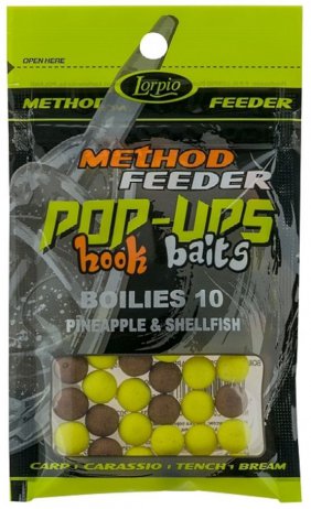 Hook Baits Pop-Ups Boilies 10 Pineapple & Shellfish 15g