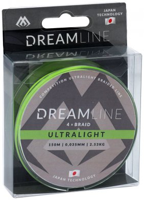 Plecionka Dream Line Ultralight Fluo Green 0.058mm 4.43kg