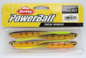 Przynęta gumowa Berkley Sneakminnow Hot Yellow Perch 4.3in 4szt