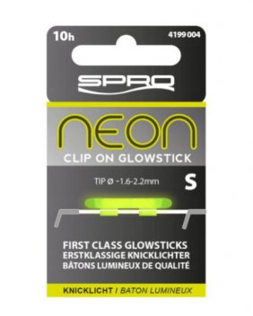 Neon Clip On Glowstick Green Small