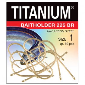 Haczyk Robinson Titanium BAITHOLDER (10 szt.) rozm. 1
