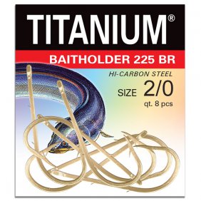 Haczyk Robinson Titanium BAITHOLDER (8 szt.) rozm. 2/0