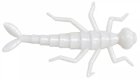 Larwa ważki 5cm  BIAŁA (opakowanie 5szt)