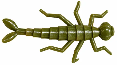 Larwa ważki 5cm  ZIELONA (opakowanie 5szt)