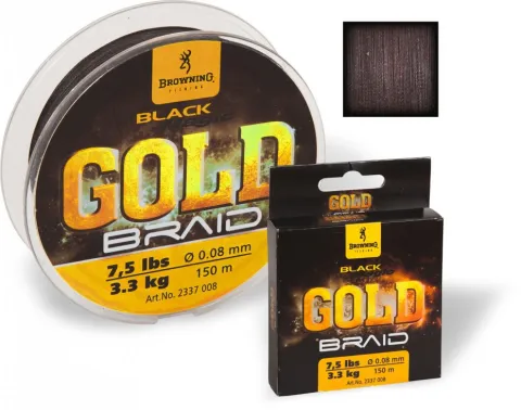Browning Black Magic Gold 0.10mm 150m czarna
