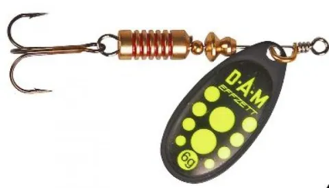Effzett Standard Spinner Black Yellow 10g