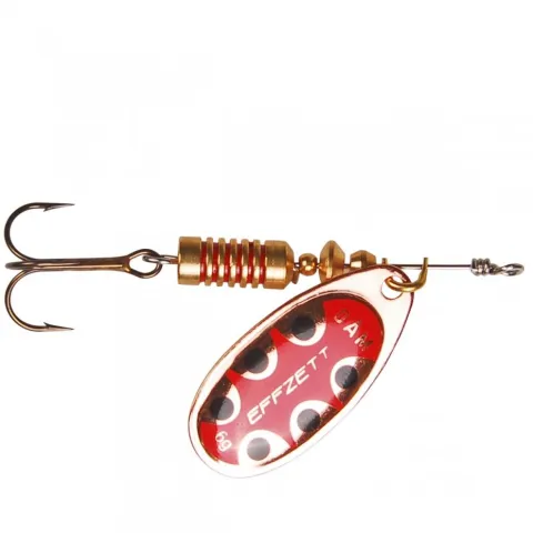 Effzett Standard Spinner Gold Black Dot 12g
