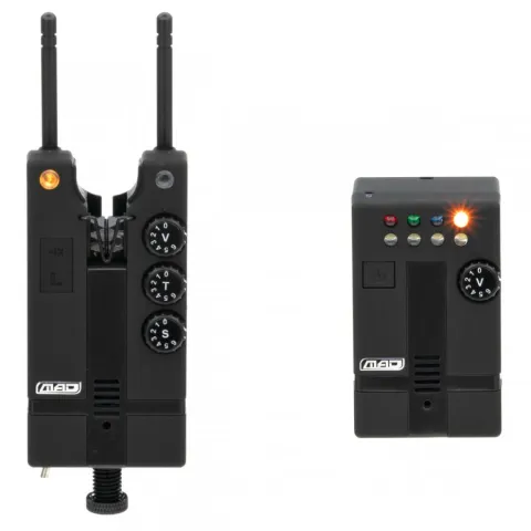 MAD Hi-T Bite-Alarm Set 3+1 Blue Red Green