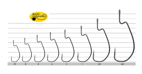 4115 LARGE EYE OFFSET HOOK 10 8SZT