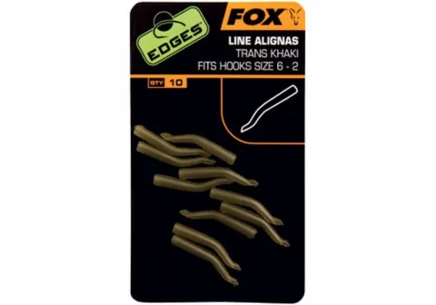 Fox Edges Line Aligner Hook Size 10-7 trans khaki — zdjęcie 2