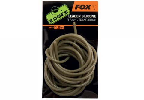 Fox Edges Leader Silicone 0.5mm trans khaki 1.5m