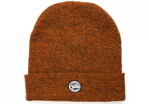 Fox Chunk Orange Black Marl Beanie — zdjęcie 4