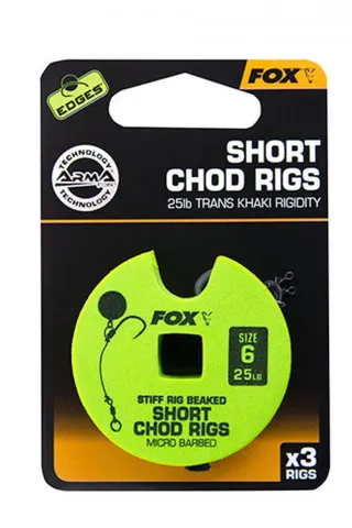 Fox Edge Armapoint stiff rig Short Chod rigs 30lb 5 — zdjęcie 4