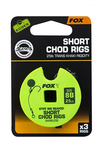 Fox Edge Armapoint stiff rig Short Chod rigs 25lb 8 — zdjęcie 6
