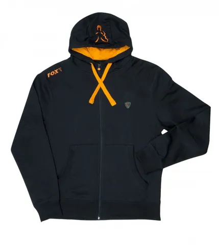 Fox Black Orange lightweight zipped hoodie XL — zdjęcie 5
