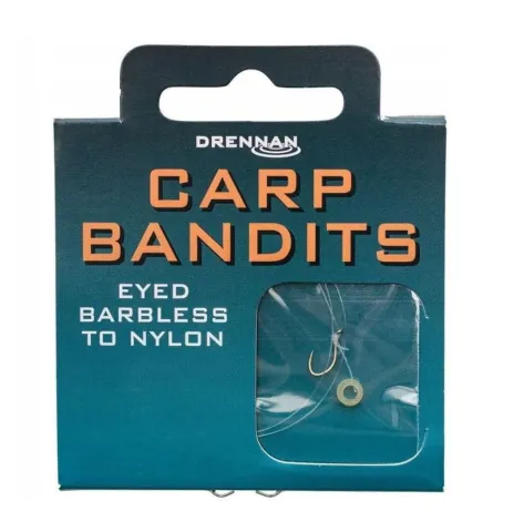 PRZYPON DRENNAN 30 cm CARP BANDITS No10 / 0,20mm 8 szt.
