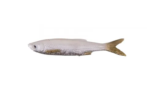 Savage Gear 3D Bleak Real Tail 8cm White Silver 5szt