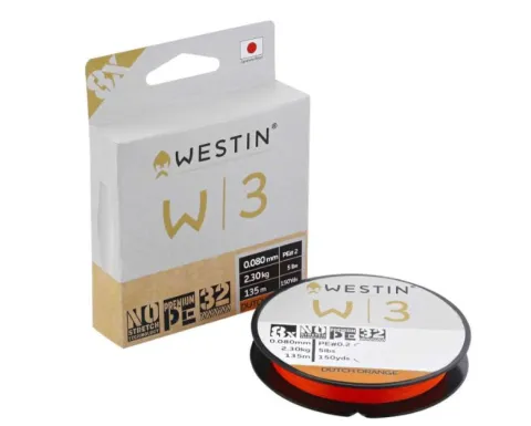 W3 8-Braid 135m 0.205mm 10.1kg Dutch Orange