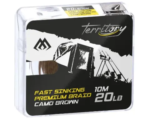 Plecionka Przyponowa Fast Sinking Premium Braid 30lbs/10m Brązowy Camo