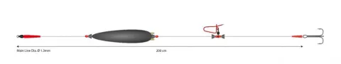 Mono Catfish Set I Combi Rig 3/0 20 g 100 kg