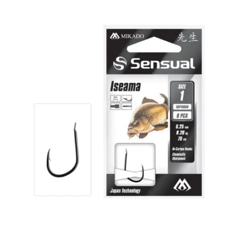 SENSUAL - ISEAMA nr 2 BN / żyłka: 0.22mm/70cm - op.8szt.