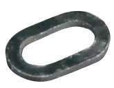 Pierścień Łącznikowy Owalny 4.5mm Czarny Mat Op.25szt