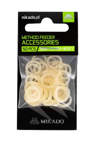GUMKI DO PELETU - METHOD FEEDER - 8mm (EXTRA HEAVY) - TRANSPARENTNY