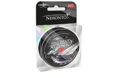 Mikado Nihonto Fine Braid 0.25 Black 100m