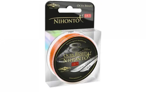 Mikado Nihonto Octa Braid 0.12 Orange 10m