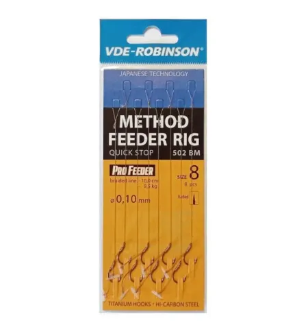 Przypon plecionka quick stop mf 502bm rozm. 8, śr. 0,120mm