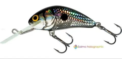 Salmo Hornet Black Silver Shad Sink 3.5cm